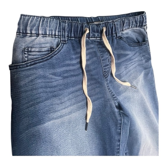 American Original Rewash Comfort ECO Jeans Denim Elastic Waist & Ankle sz S - Picture 5 of 9